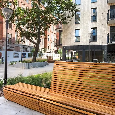 Superapart Stalowa 39 Modern Unit With Kitchen & Wifi Lägenhet *